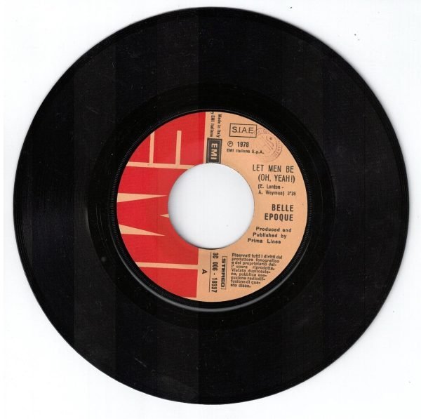 Belle Epoque  Let Men Be(oh, yeah!) (lato a); Sorry(lato b) 45 GIRI - immagine 3