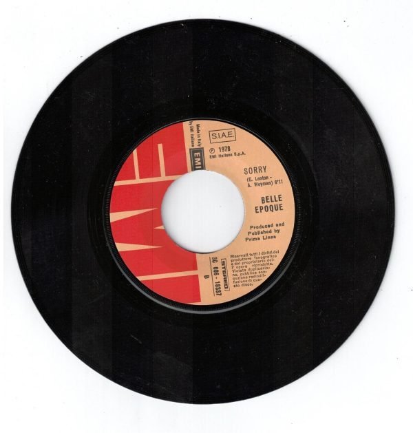 Belle Epoque  Let Men Be(oh, yeah!) (lato a); Sorry(lato b) 45 GIRI - immagine 4