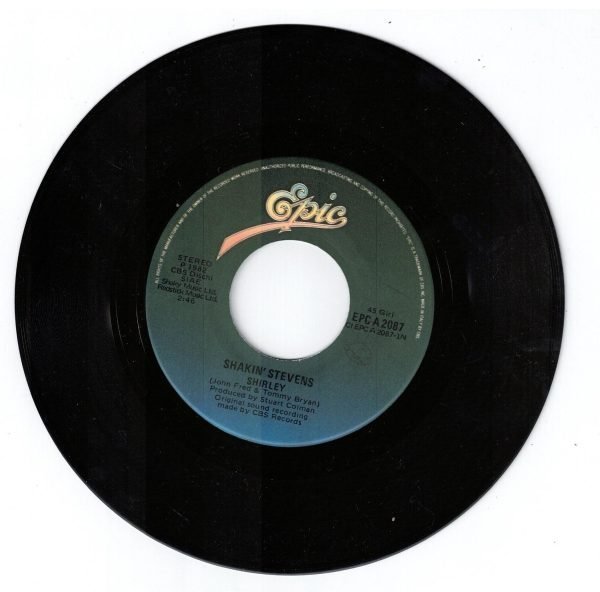 Shakin' Stevens  Shirley(lato a); I'm for you (lato b) 45 GIRI - immagine 3