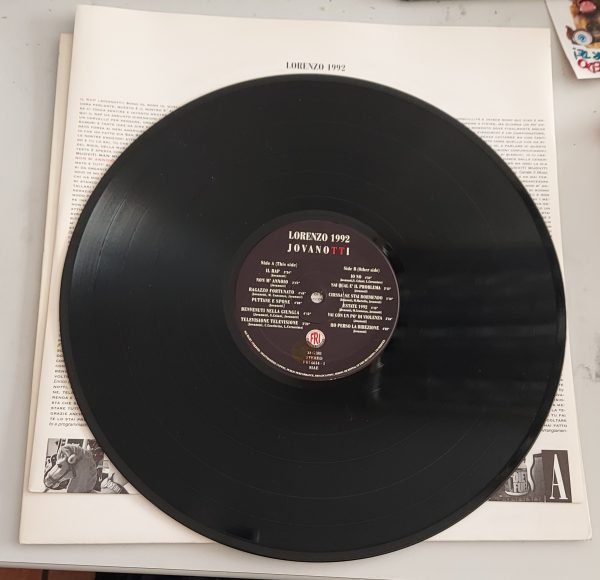 Jovanotti - Lorenzo 1992  vinile 33 giri - immagine 3