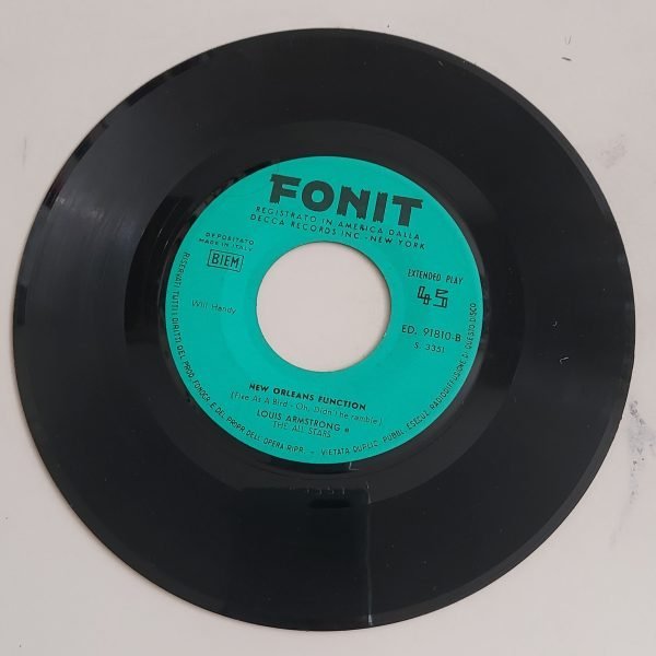 Louis Armstrong and  The all Stars  Panama (lato a); New Orleans function(lato b)  45 giri - immagine 4