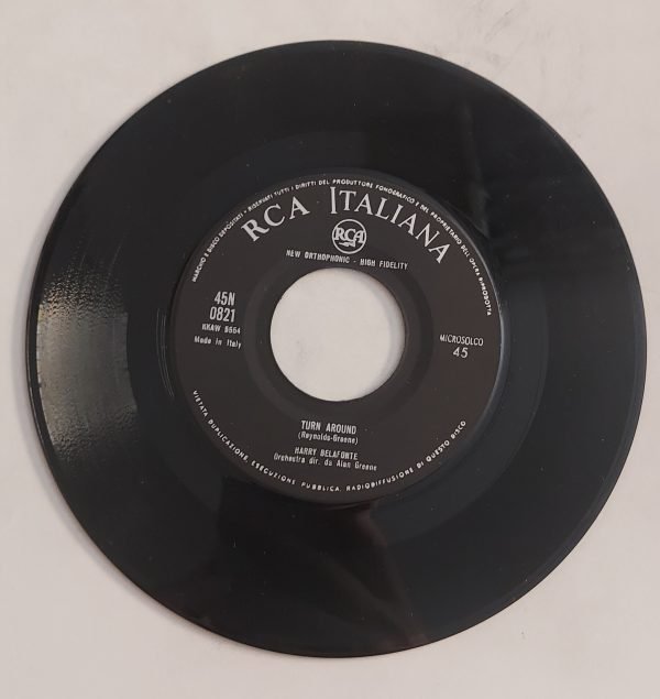 Harry Belafonte  Darlin' Cora (lato a);  Turn Around(lato b) 45 giri - immagine 4