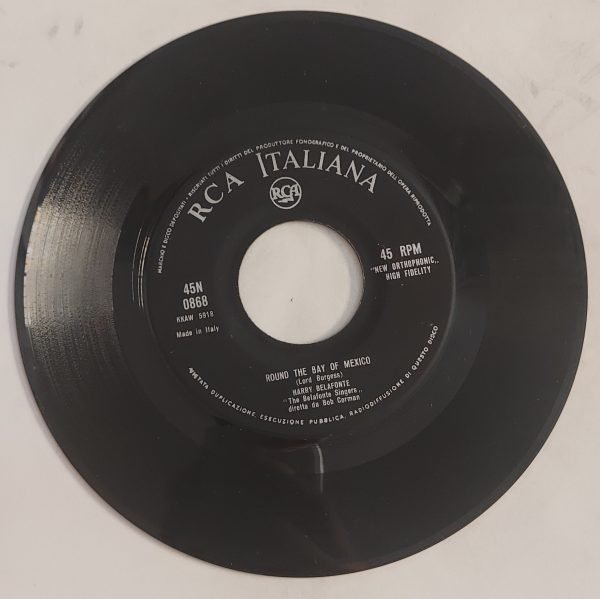 Harry Belafonte - La fine del mondo  : Fifteen (lato a);  Round  the bay of Mexico(lato b) - immagine 4