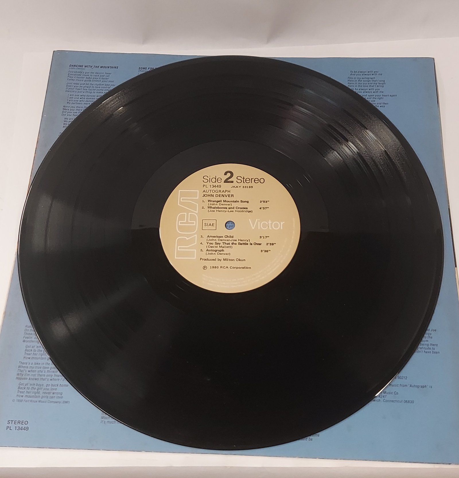 John Denver :   Autograph   (33 giri  ) - immagine 3
