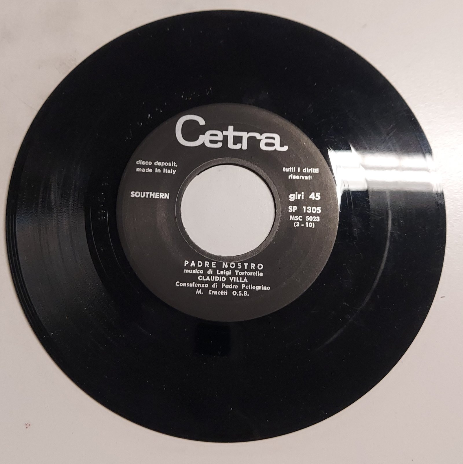 Claudio Villa  PadreNostro(lato a); Ave Maria'(lato b) 45 giri - immagine 4