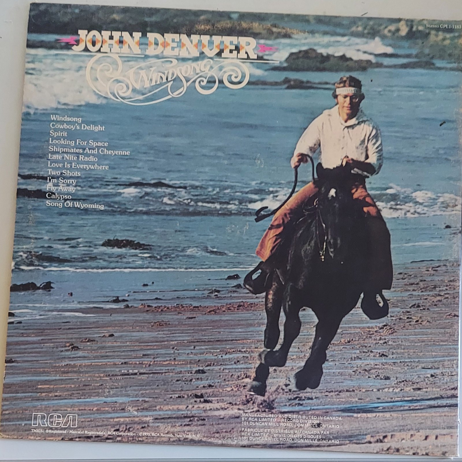John Denver :  Windsong   (33 giri) - immagine 2