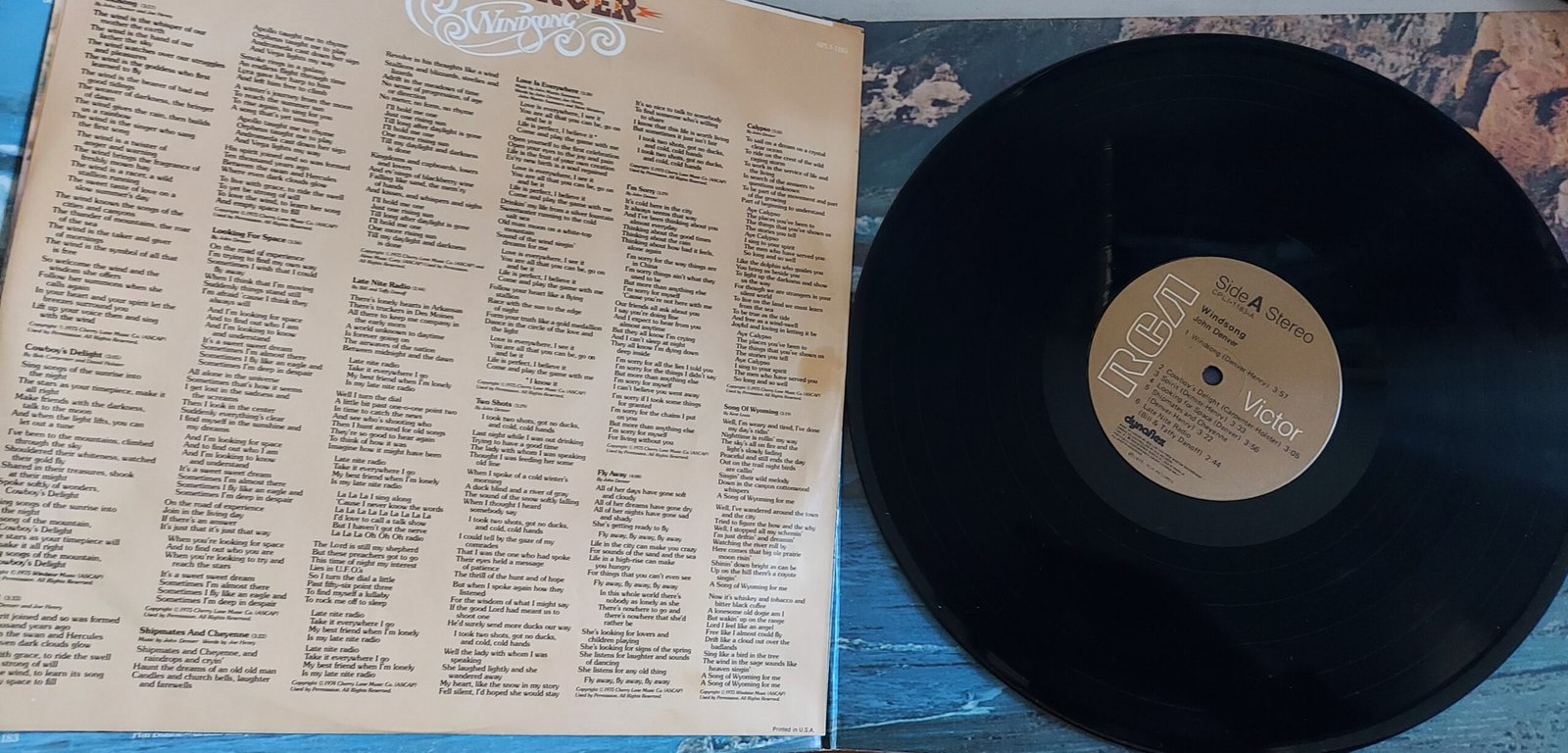 John Denver :  Windsong   (33 giri) - immagine 3