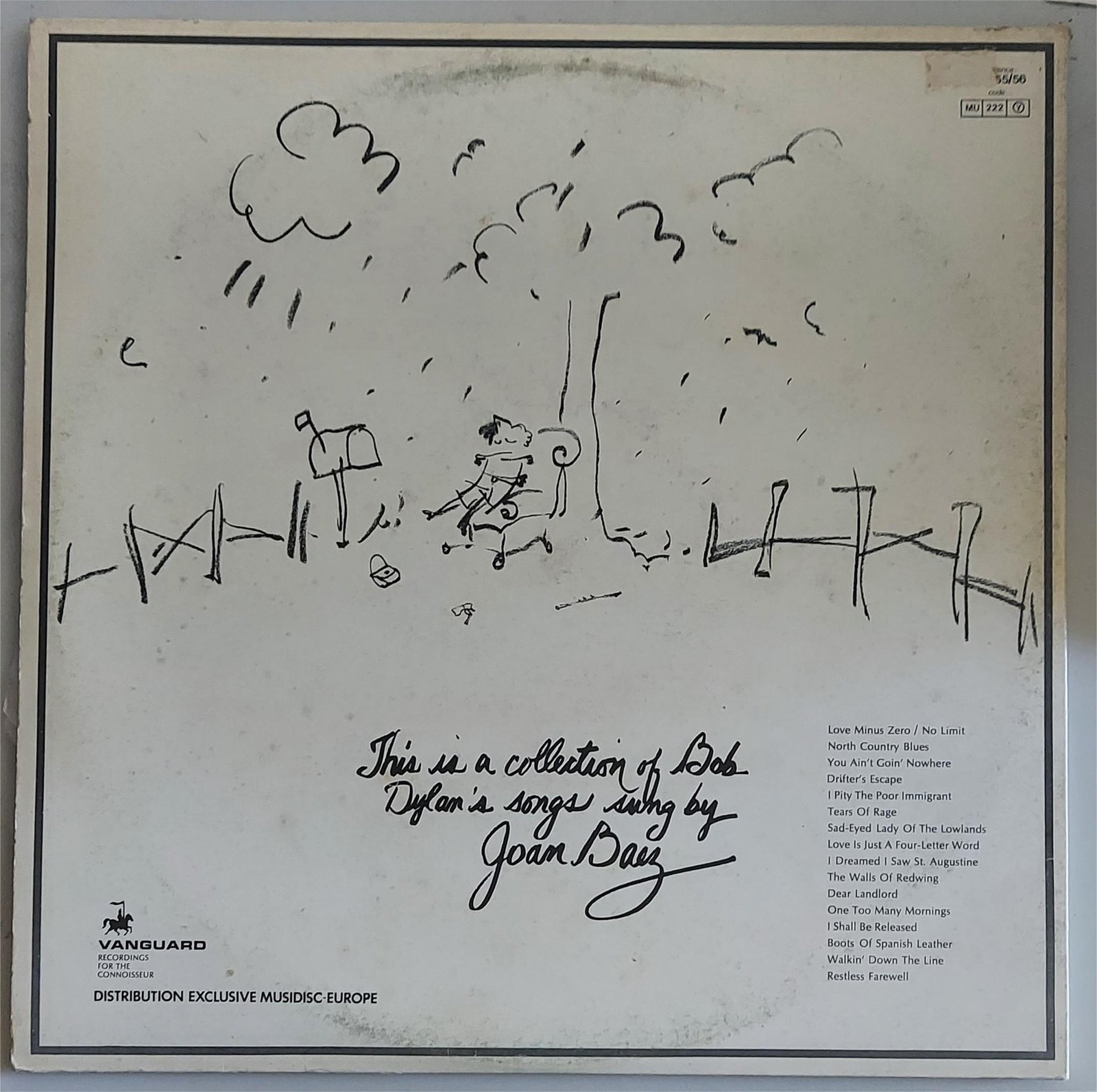 Joan Baez  Any day now- songs of Bob Dylan 33 giri- DOPPIO L.P. - immagine 4