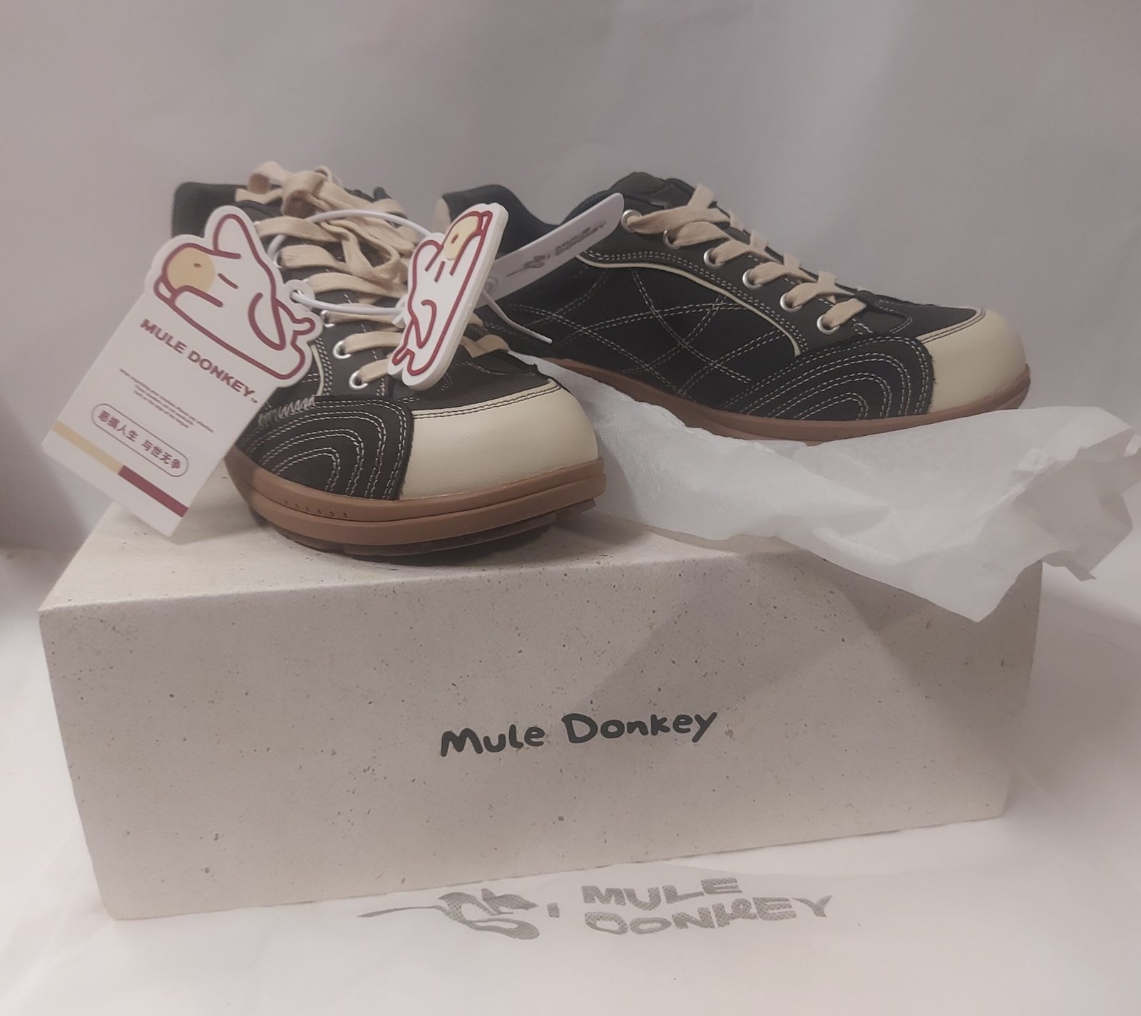 Scarpe "sneaker" Mule Donkey Vintage German Trainer