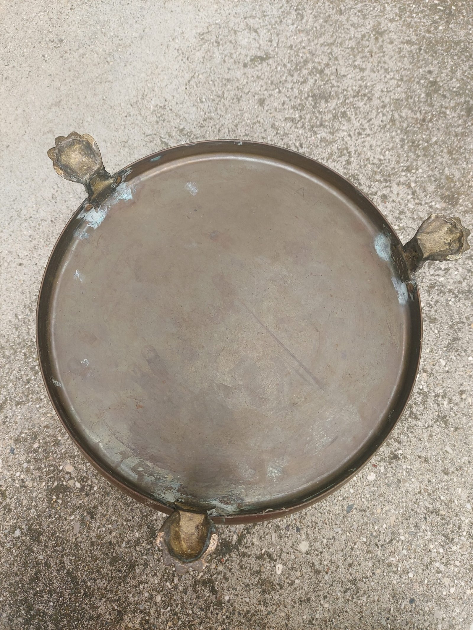 Braciere/Portavaso in rame/ottone - immagine 3