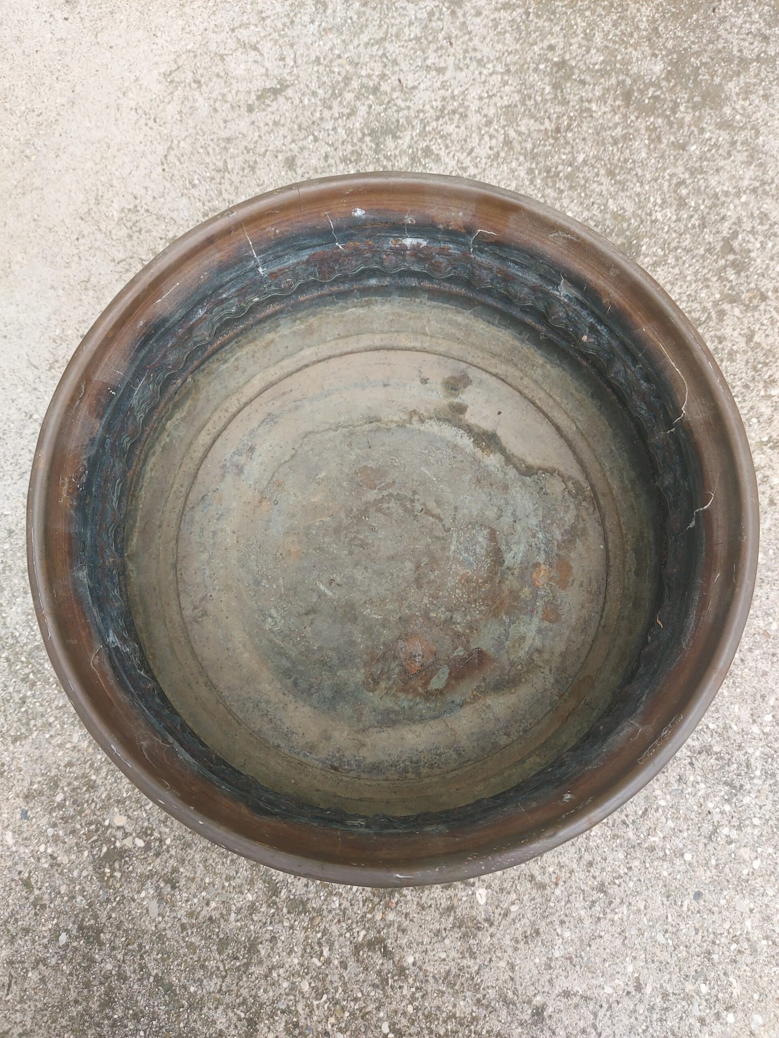 Braciere/Portavaso in rame/ottone - immagine 4