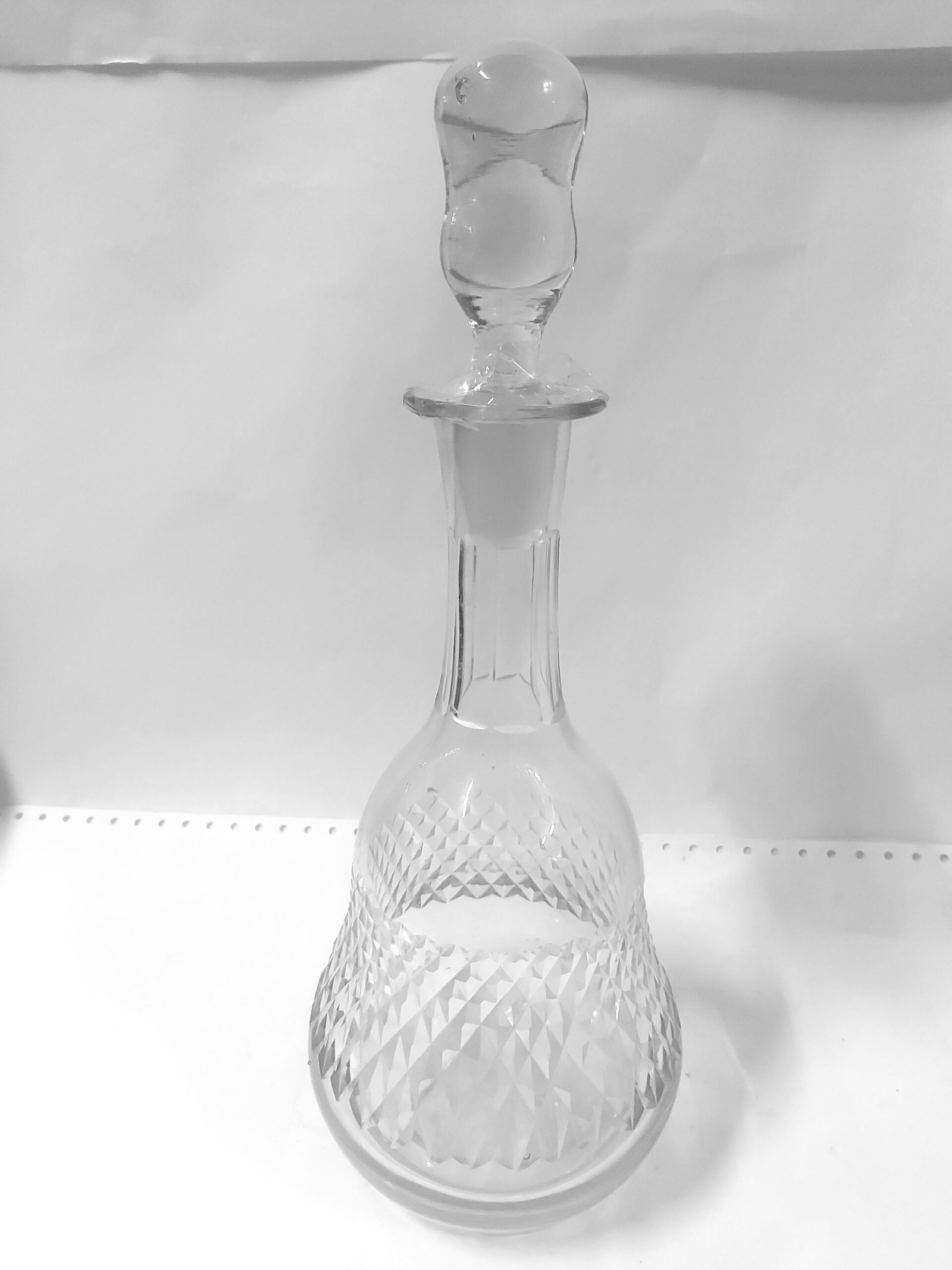 Decanter in cristallo