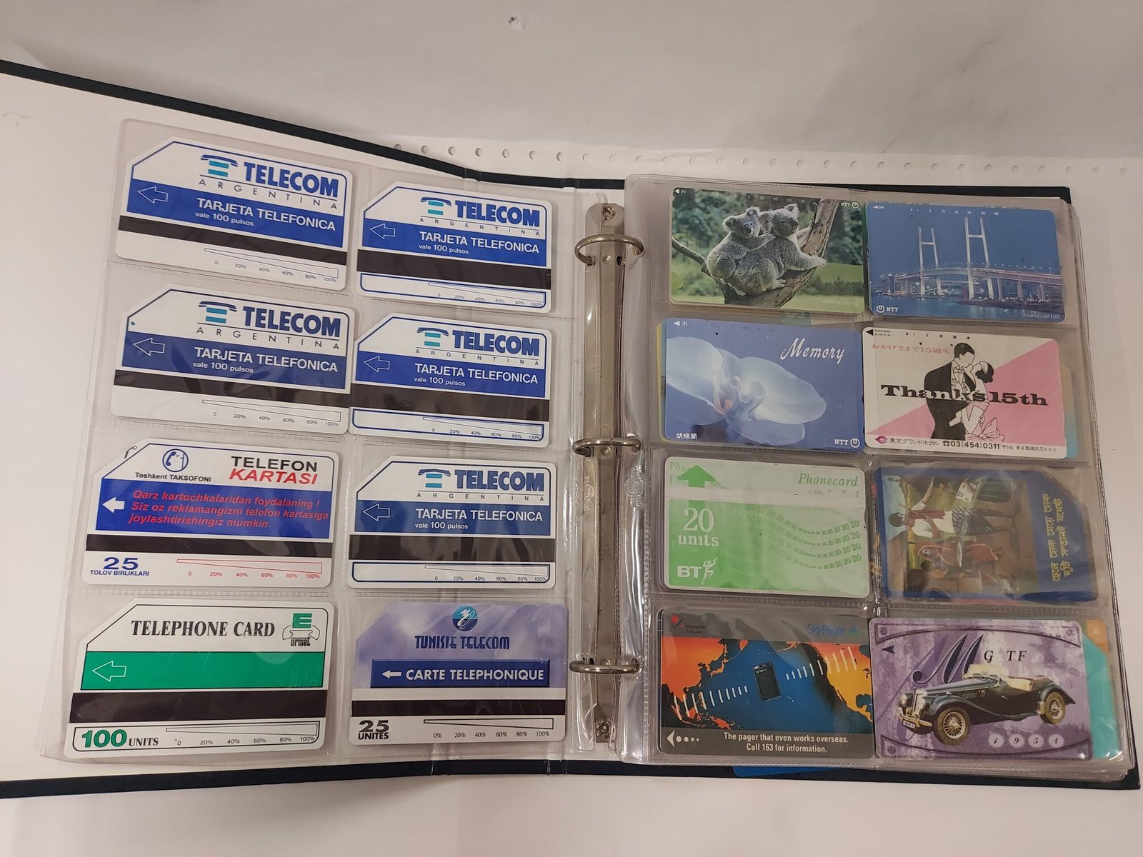 Raccoglitore "Carte telefoniche Collection" De Agostini con 113 carte - immagine 2