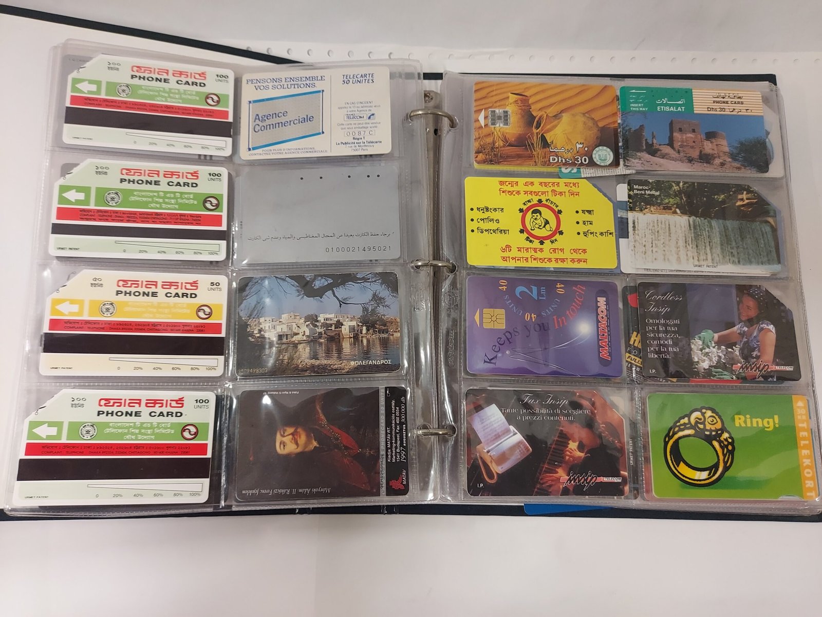 Raccoglitore "Carte telefoniche Collection" De Agostini con 113 carte - immagine 3