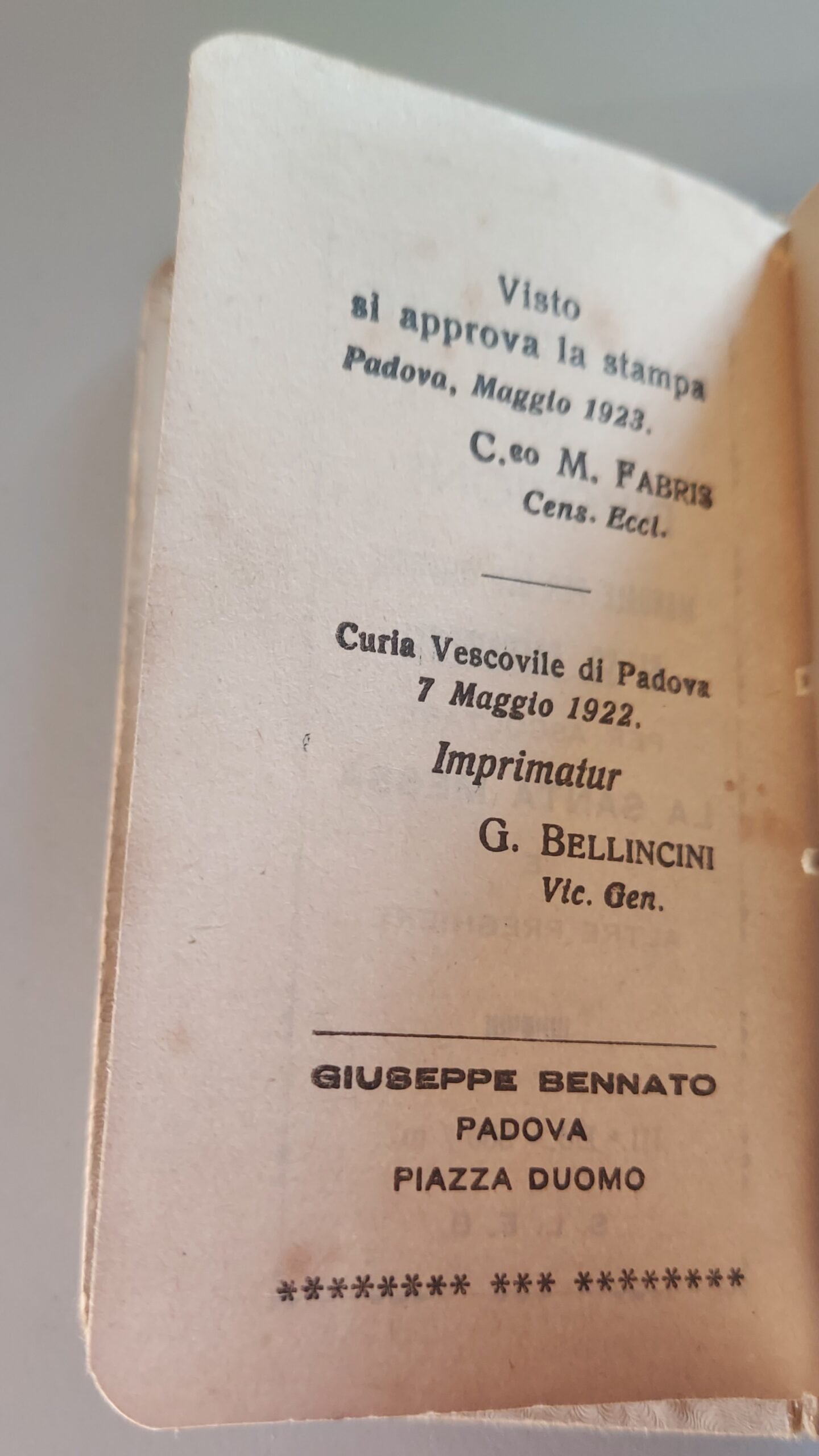 Libretto di devozione cattolica intitolato Giardinetto di divozione - immagine 3