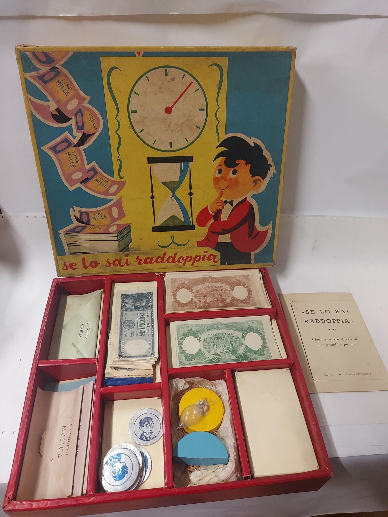 Gioco in scatola "Se lo sai raddoppia"
